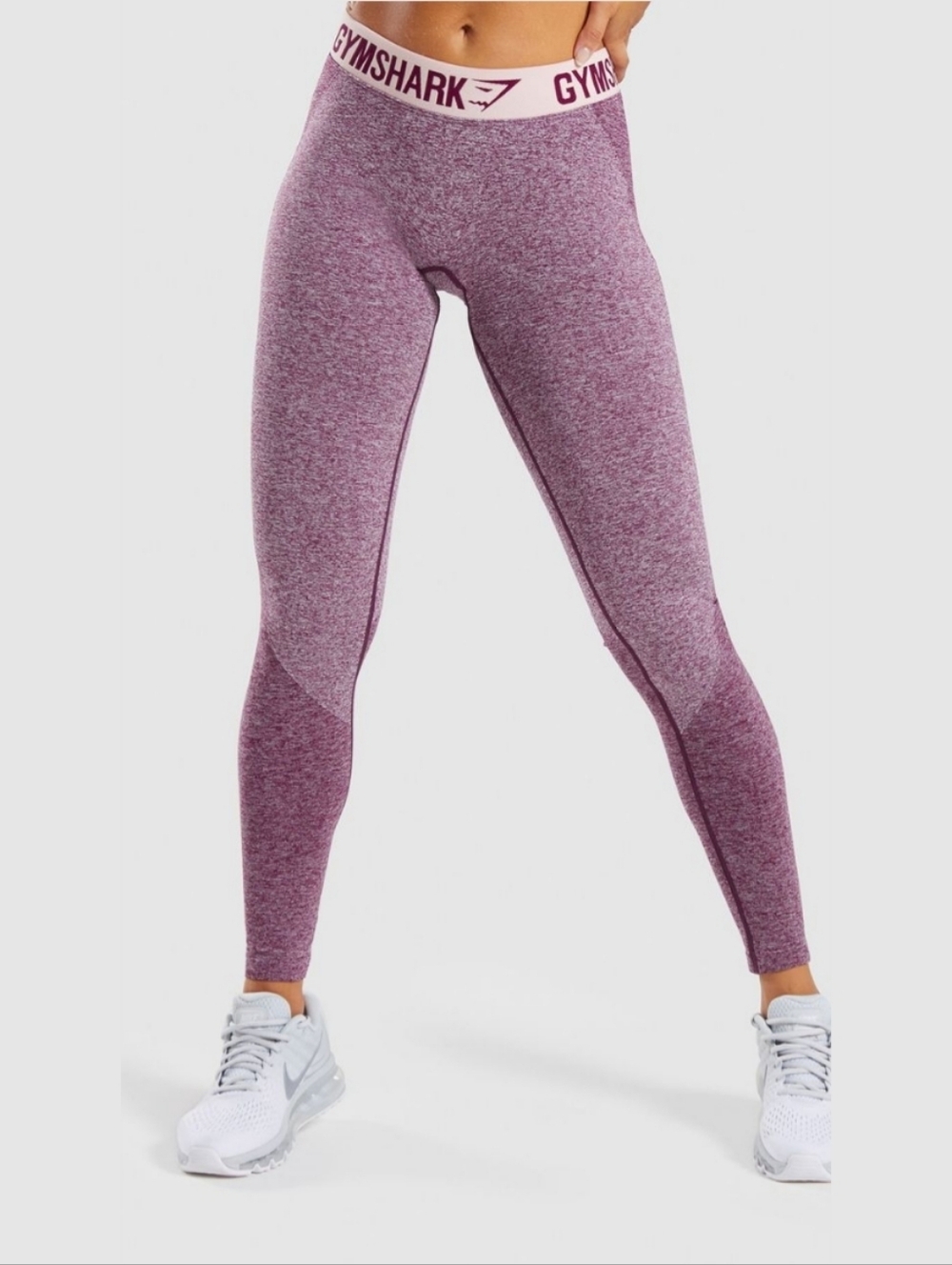Gymshark Purple Graphic Logo Band Seamless Flex Leggings